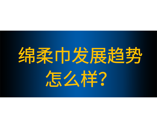 綿柔巾生產(chǎn)線有哪些性能特點(diǎn)，綿柔巾發(fā)展趨勢怎么樣？
